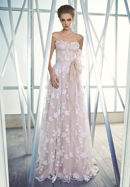 abito da sposa, stile nude look 9