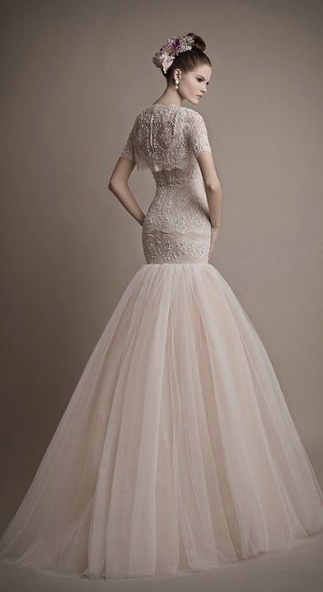 abito da sposa, stile nude look 13