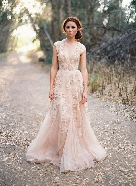 abito da sposa, stile nude look 14