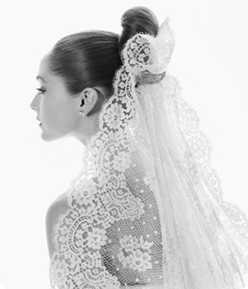 velo da sposa mantilla