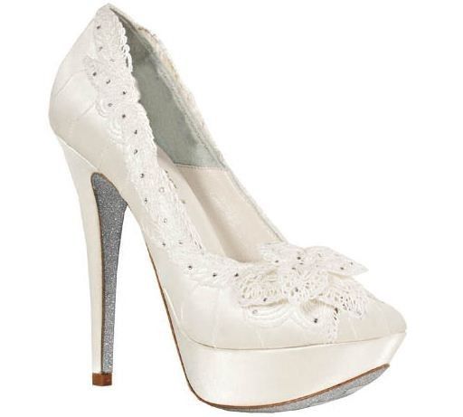 accessori da sposa - scarpa con plateau 2