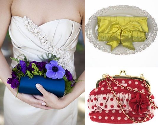 accessori da sposa , borsetta colorata 1