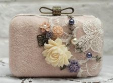 accessori da sposa , borsetta rustica 1