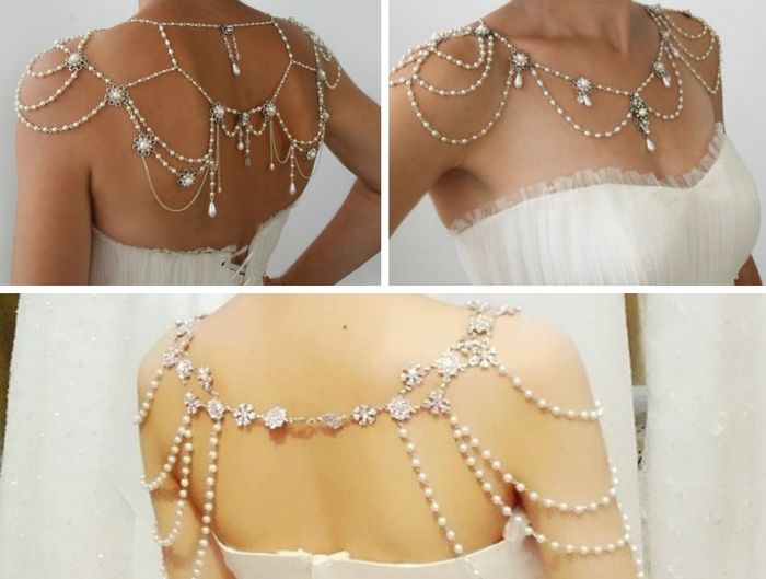 accessori da sposa , coprispalla , gioiello per le spalle