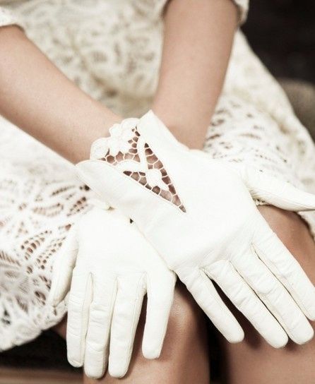 accessori da sposa , guanti corti 2