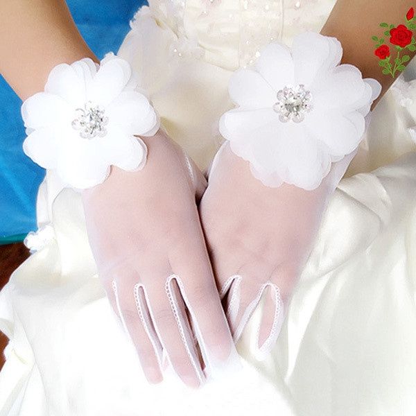 accessori da sposa , guanti corti 5