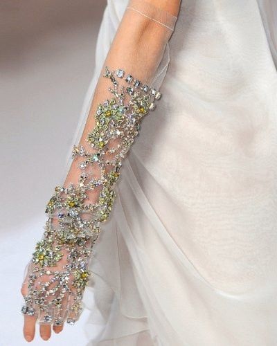 accessori da sposa , guanti gioiello