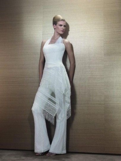abito da sposa, stile coi pantaloni 4