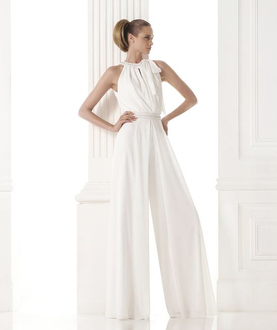Abito da sposa 28 - stile coi pantaloni 1