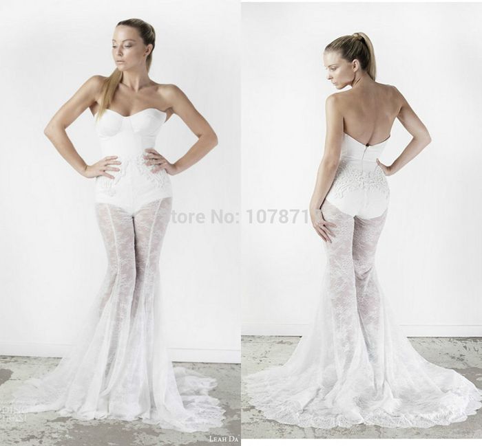 abito da sposa, stile coi pantaloni 13