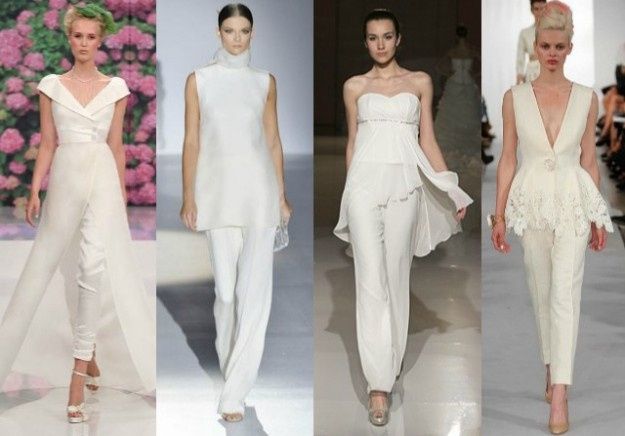 abito da sposa, stile coi pantaloni 15