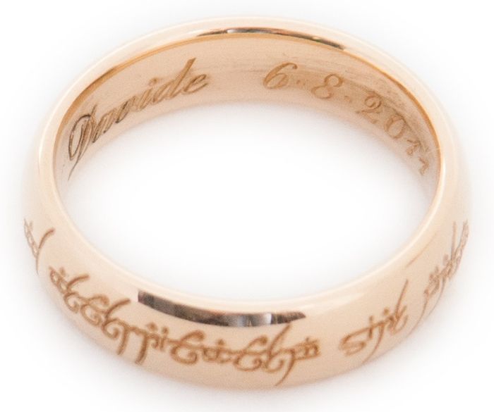 accessori sposi, fedi nuziali, modello incisione esterna