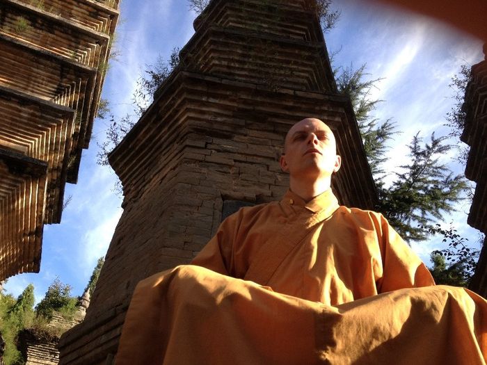 mio marito in meditazione