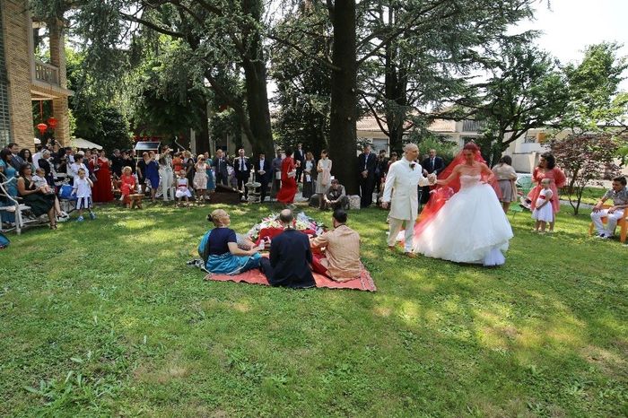 IL REPORTAGE DELLE MIE NOZZE - cerimonia indovedica 3