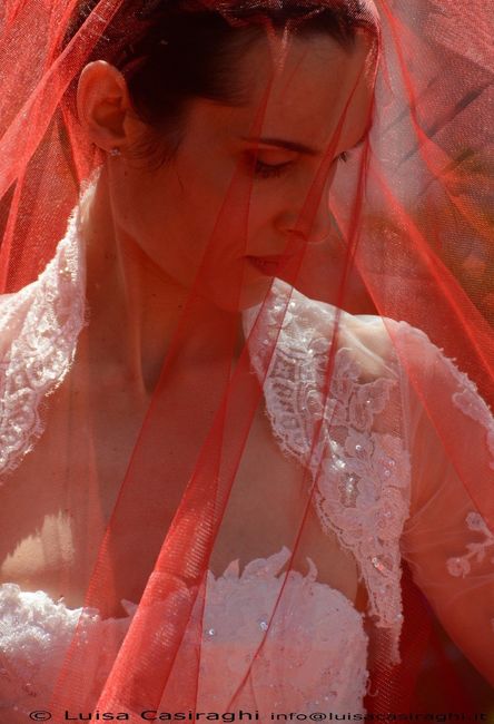 Il reportage delle mie nozze - velo rosso