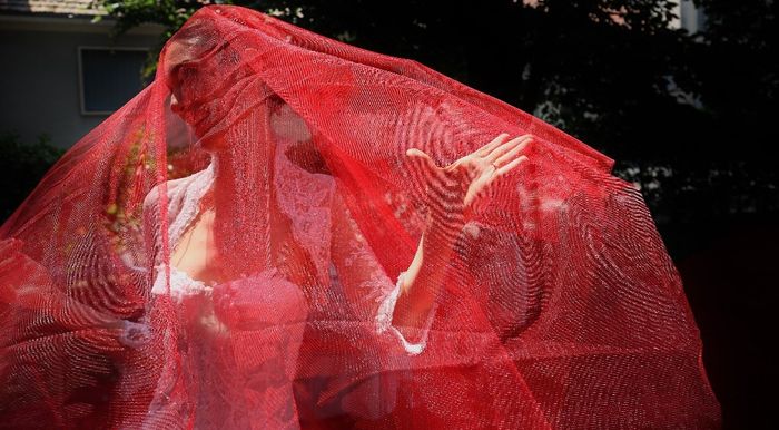 Il reportage delle mie nozze - velo rosso