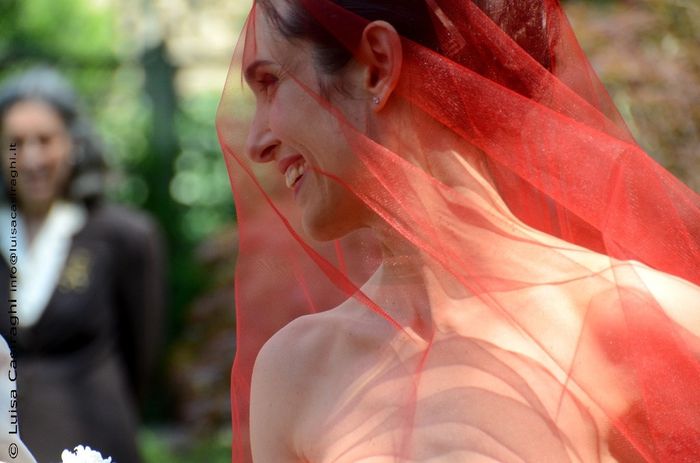 Il reportage delle mie nozze - velo rosso