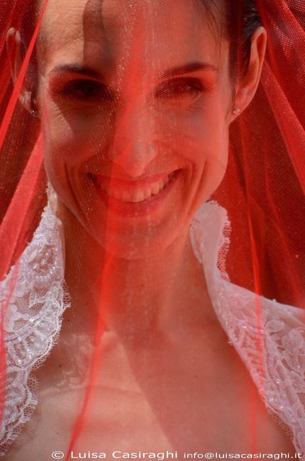 Il reportage delle mie nozze - velo rosso