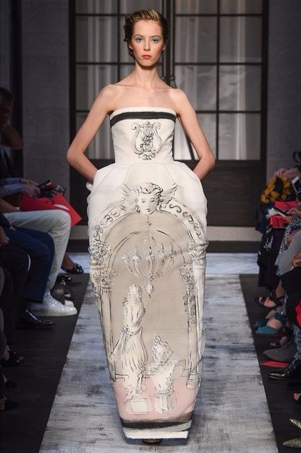 Abito da sposa - stile Haute Couture - Schiapparelli