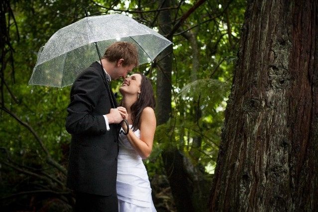 Guida agli accessori da sposa 9 - l'ombrello - trasparente