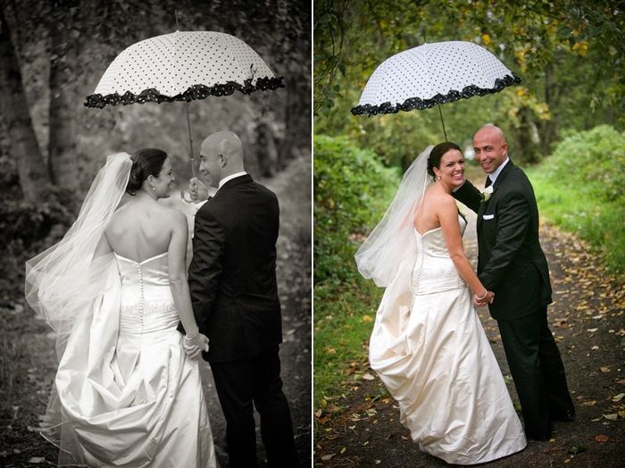 Guida agli accessori da sposa 9 - l'ombrello - fantasia