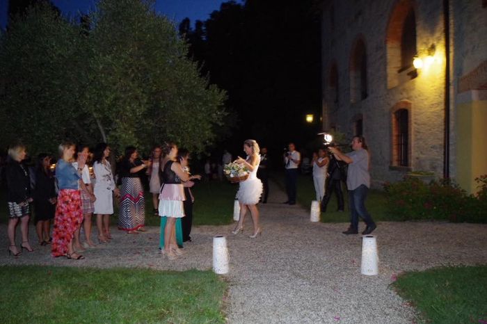 Cesti con bouquet piccoli