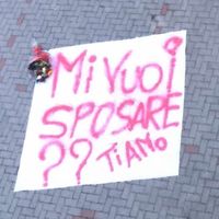 "Mi vuoi sposare? Ti Amo!"