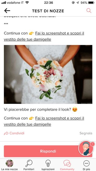 Fai lo screenshot e scopri il tuo bouquet 12