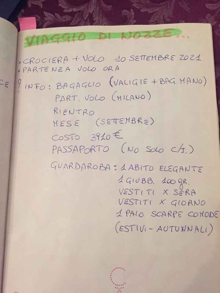 Agenda 👰📖 - 5