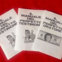 libretti per testimone e oratore