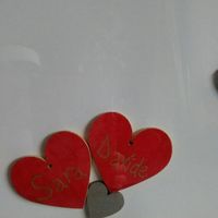 Guestbook "quadro" con cuori - 2