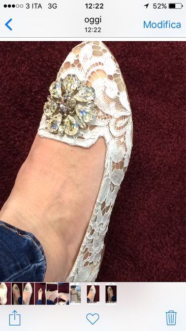Scarpe sposa stile vintage con pizzo - 1