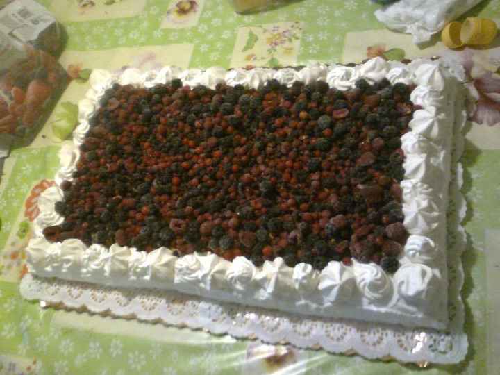 torta frutti bosco