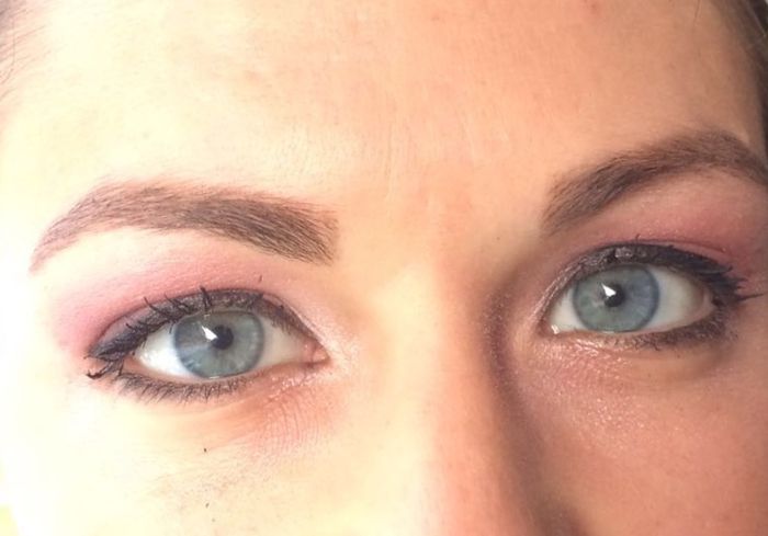 Trucco occhi azzurri, prima prova! - 3