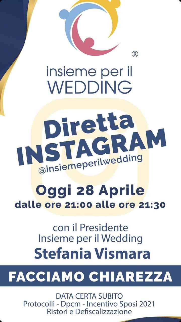 Domani diretta Assoeventi per fare chiarezza protocollo - 1