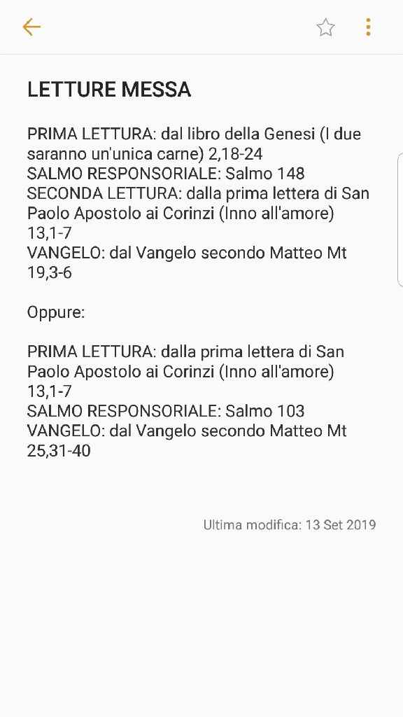 Letture per matrimonio in chiesa - 1