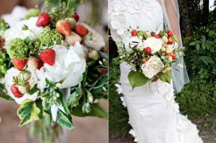 Bouquet con fragole