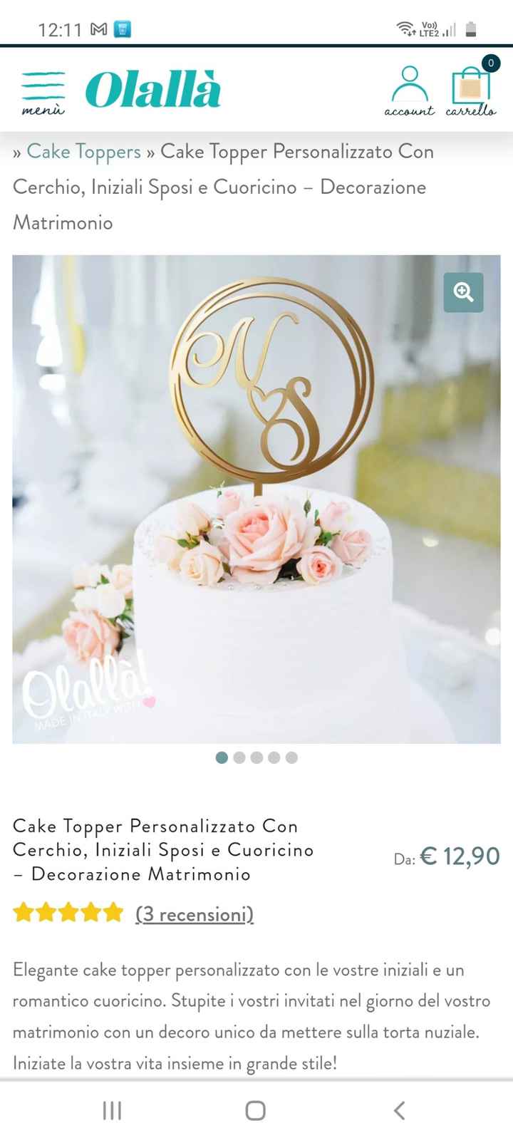 Cake topper - 1