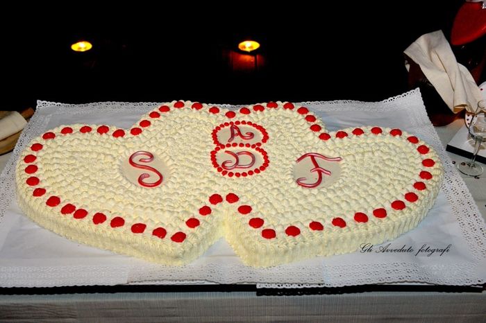 LA TORTA... S F E A di Aurora e D di Dea...le nostre figlie!