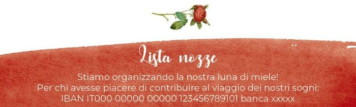 Lista nozze o Lista viaggio - 1