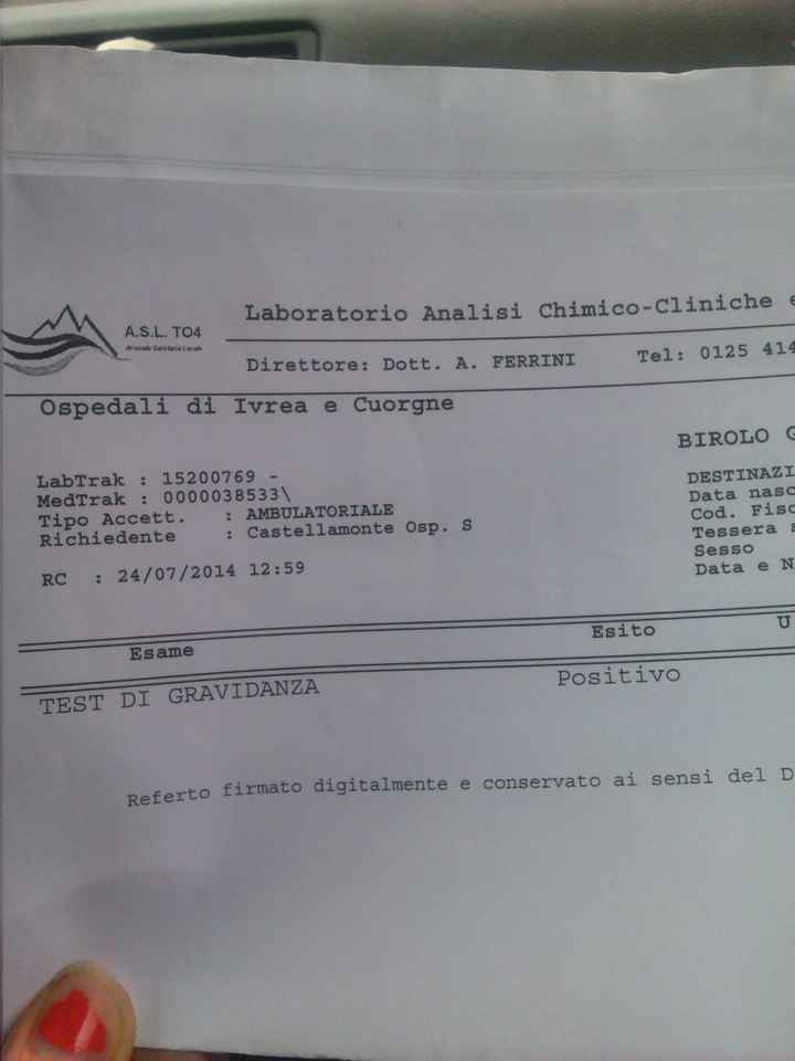 Anche l'ospedale conferma.. - 1