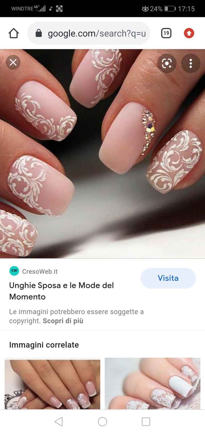 Manicure sposa - 1