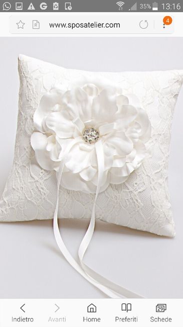  cuscino portafedi - 1