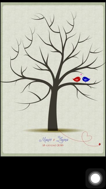 Albero delle impronte 😍 2