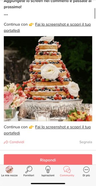 Fai lo screenshot e scopri la tua torta nuziale 11