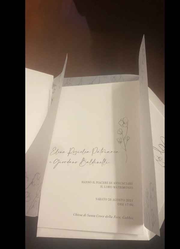 Partecipazioni arrivate!!! 🥰🥰🥰 - 3