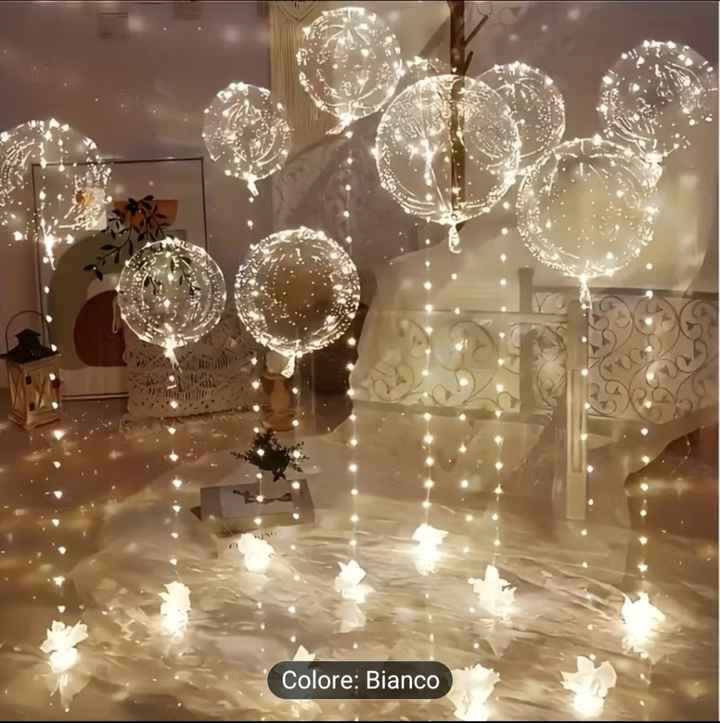 Taglio torta fontane luminose o palloncini luminosi - 1