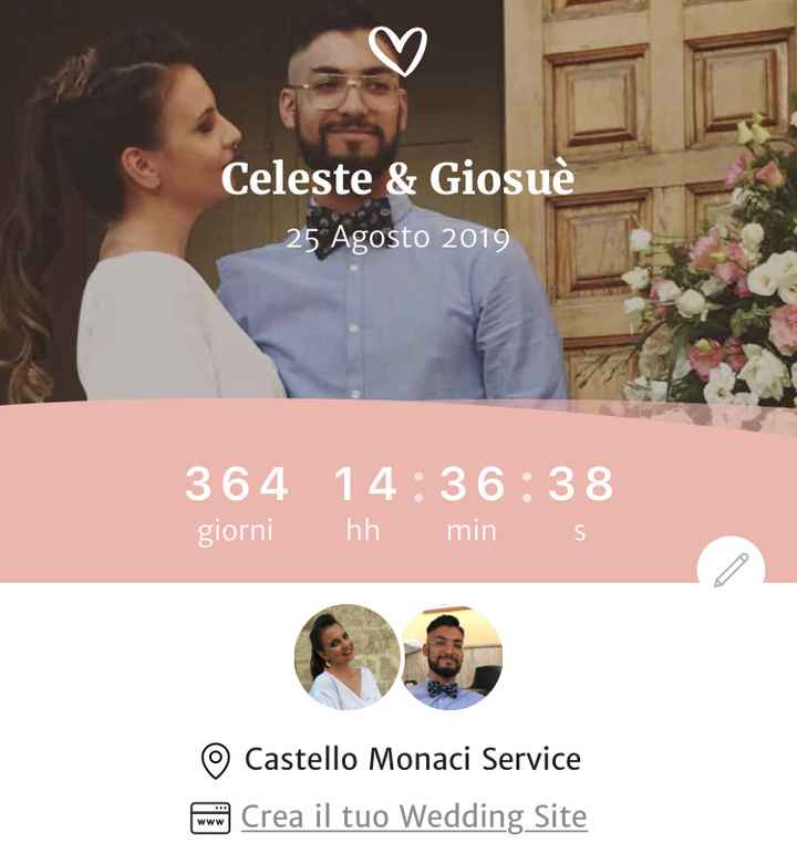 Ci siamo!! il Conto alla rovescia è partito!! -365 - 1