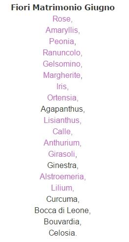 Fiori di Giugno