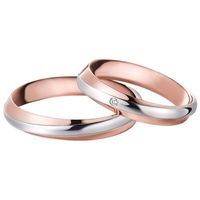 fedi oro rosa e bianco